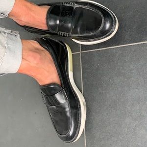 Y-3 Leather upper,tubular sole